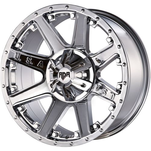 17x9 chrome red dirt road usa rd04 5x5.5 -12 wheels ct404 lt35x12.50r17 tires