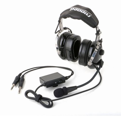 Rugged air ra950 stereo anr general aviation pilot headset - david clark avcomm