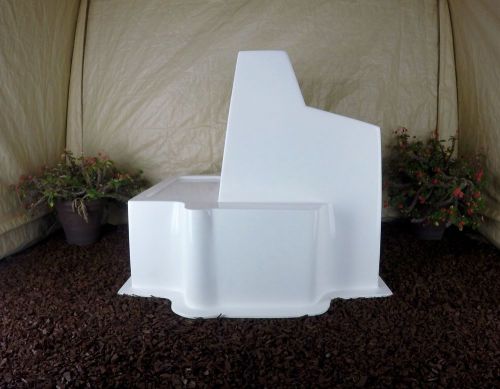 Fiberglass boat center console