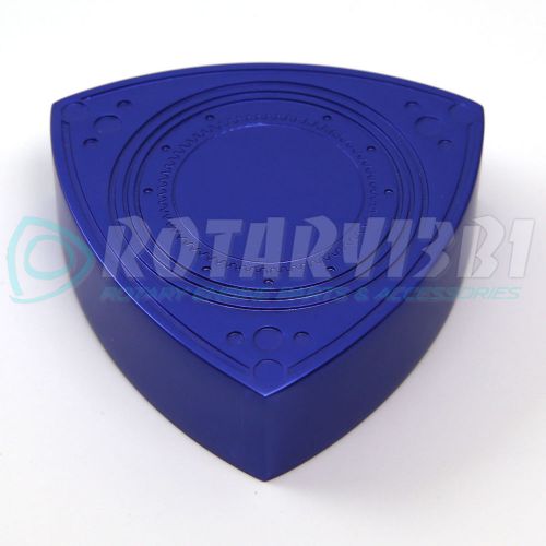 Rotor shaped brake or clutch master cylinder cap cover rx-7 rx7 12a 13b 20b blue