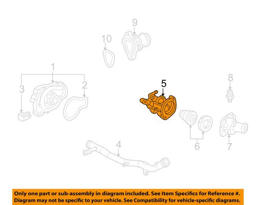 Honda oem-engine coolant thermostat housing 19320p0a010