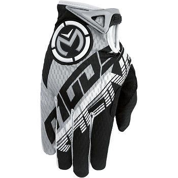 Moose racing sx1 youth mx/offroad glove stealth/gray/white