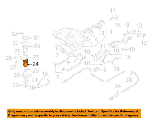 Nissan oem-fuel filter 164002y922