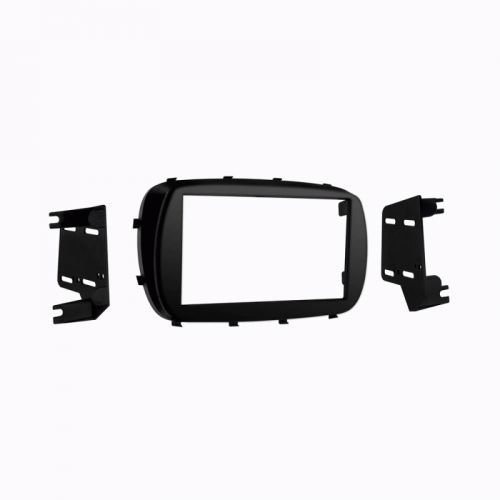 Metra 95-6535b 2016-up fiat 500x iso double din radio provision kit installation