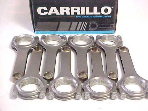 Set of 8 carrillo 6.200&#034; h- beam rods .915&#034; wide-.787&#034; w.p. nascar