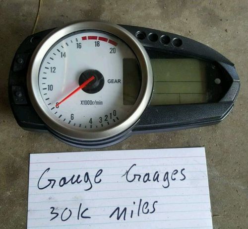 Gauge gauges 30k miles cluster speedo zx6r zx 6r 07 08 2007 2008