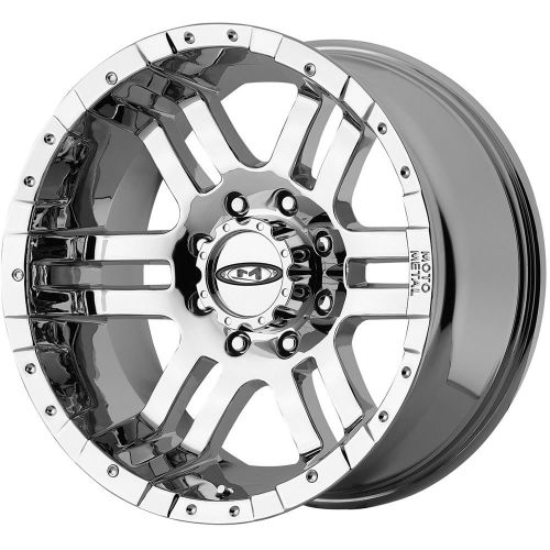 17x9 chrome moto metal mo951 8x6.5 -12 rims open country at ii lt265/70r17