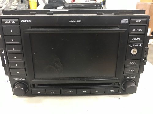 Dodge, chrysler navigation radio