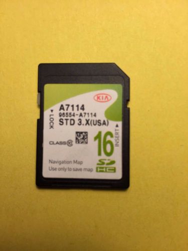 New. 2016  kia  navigation sd card # 96554 - a7114 latest