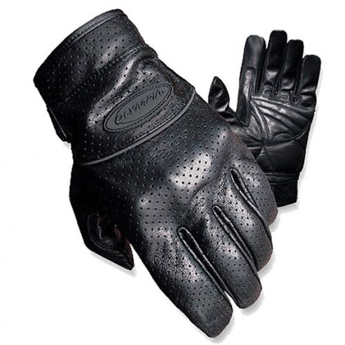 Olympia 452 mens leather perforated full throttle gloves medium