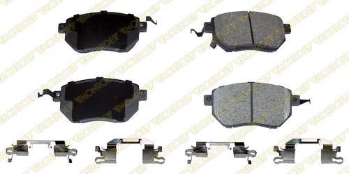 Monroe gx969 brake pad or shoe, front-monroe prosolution ceramic brake pad