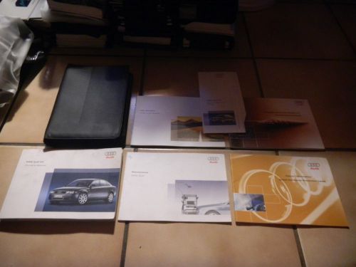 2005 audi a4 owners manual set + free shipping