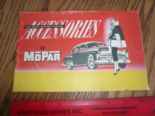 Mopar accessories sales book  - vintage - d-13641