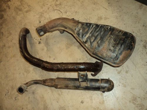 Yamaha tri zinger 60 yt60 complete exhaust muffler pipe 84 85 86