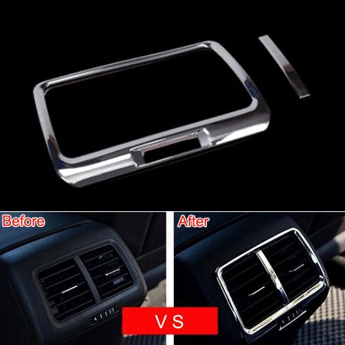 Inner console rear air vent outlet frame cover trim for vw golf 7 mk7 2014 2015