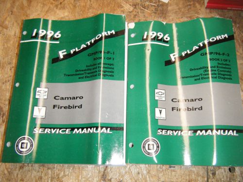 1996 chevrolet camaro pontiac firebird trans am formula factory service manuals