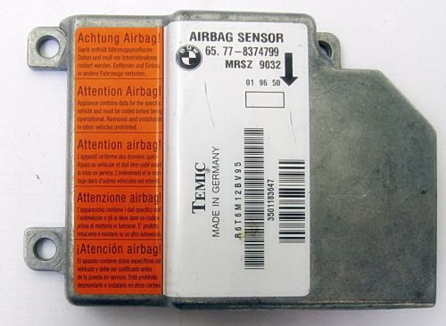 Bmw e36 e39 e38 3 z3 5 7 series computer control unit airbag side air bag sensor