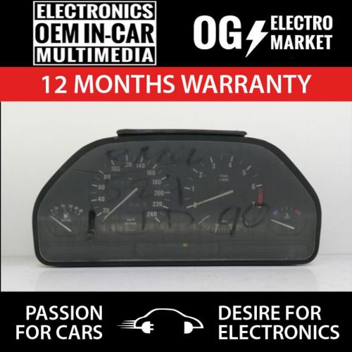 Bmw seria 5 e34 7 e32 instrument cluster speedometer gauge tacho mph 1384931