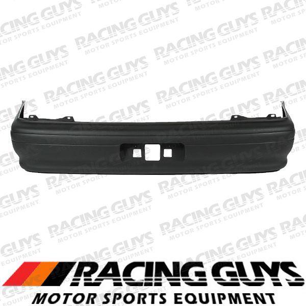 91-94 toyota tercel rear bumper cover matte black new facial plastic to1100205