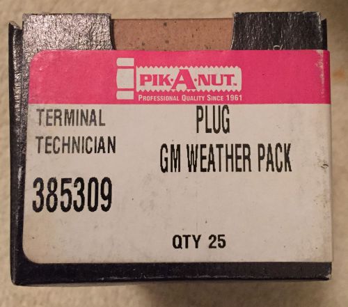 New box of 25- gm weather pack plugs #385309 dorman #85309