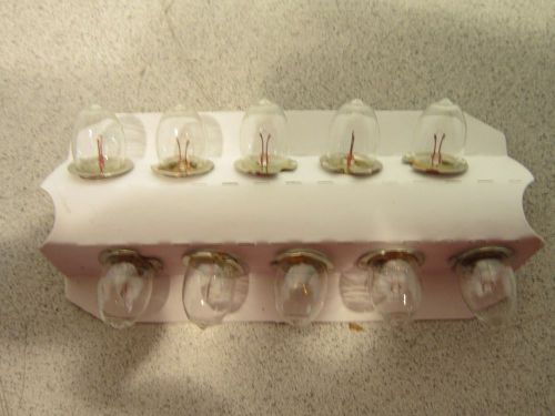 Box of (10) incandescent lightbulbs pr6, nsn 6240001558675, appears unused, deal