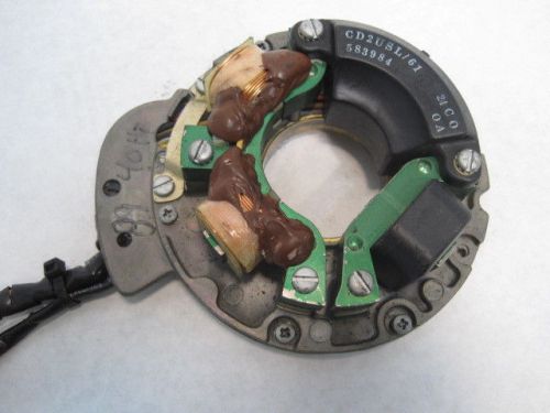 Johnson evinrude stator &amp; coil plate assy 583984 583650 583485 583285