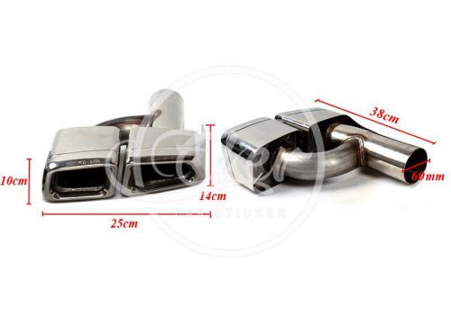 Free shipping stainless steel exhaust tips (fit for benz w212 e class e200