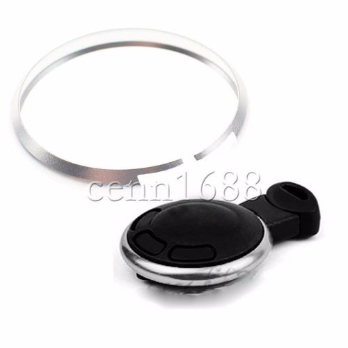 Smart key fob replace silver trim ring fit mini cooper r55 r56 r57 r58 r59 r60