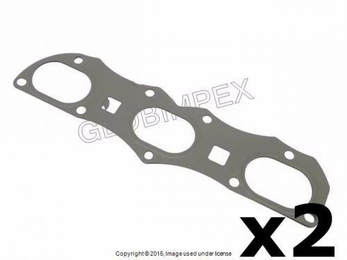 Porsche 911 &#039;09-&#039;15 exhaust manifold to head gasket set of 2 genuine +warranty