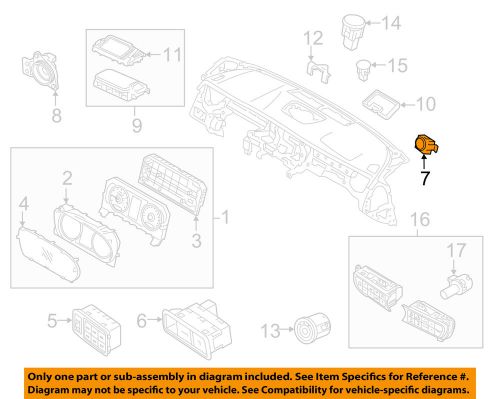 Kia oem 2016 k900 cluster switches-clock 945103t800