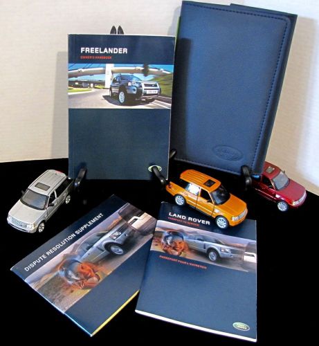 2005 land rover freelander owners manual set #o53