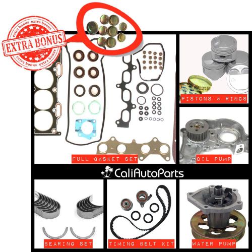 96-98 toyota tercel paseo 1.5l 5efe dohc 16v master overhaul engine rebuild kit