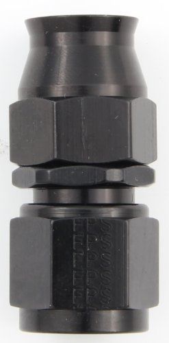 Fragola 680108-bl black size (-8) straight ptfe hose fitting