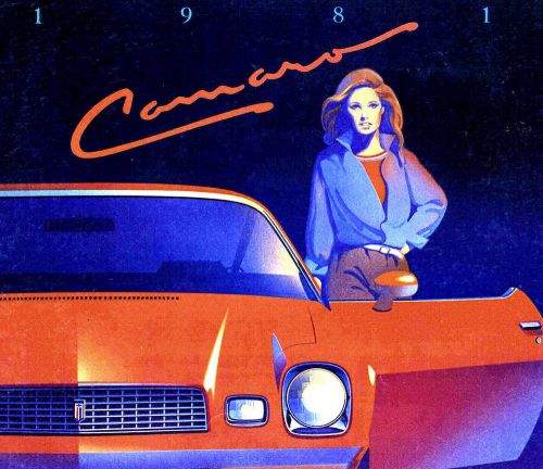 1981 chevy camaro brochure -camaro z28-camaro berlinetta-camaro sport coupe