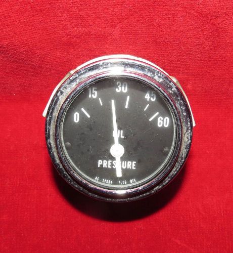 Ac spark plug div 24v 0 - 60 oil pressure gauge hot rod