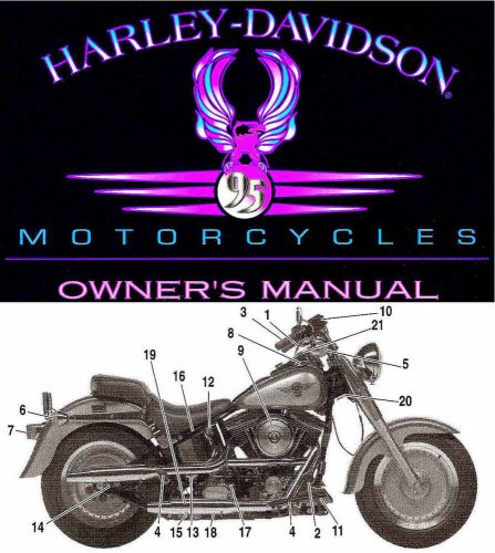 1995 harley-davidson all models owners manual-new-sportster-dyna-softail-touring