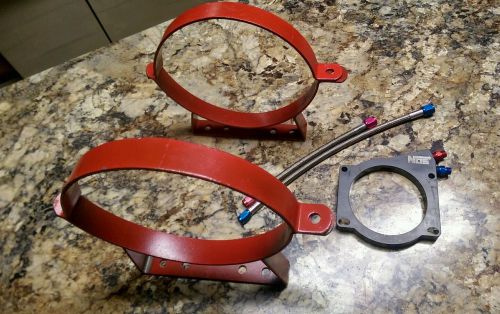 Ls 5.3 6.0 90mm nos nitrous plate and nitrous bottle brackets