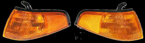 93-96 ford escort turn signal lamp light blinker assembly pair set lh+rh