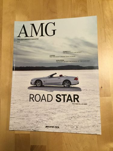 Vintage collectible mercedes amg catalog 2008 like c63 sl63 ml63 slk55 cls63