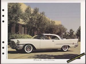 1957 chrysler 300c 300-c car 8.5x11&#034; print sheet photo card