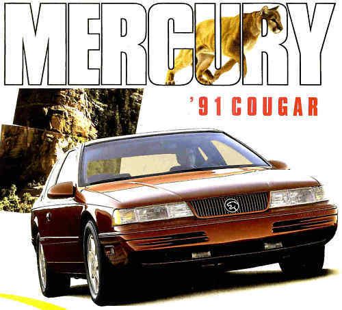 1991 mercury cougar factory brochure-cougar ls &amp; xr7