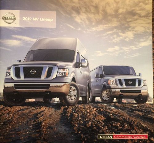 2012 nissan nv lineup brochure