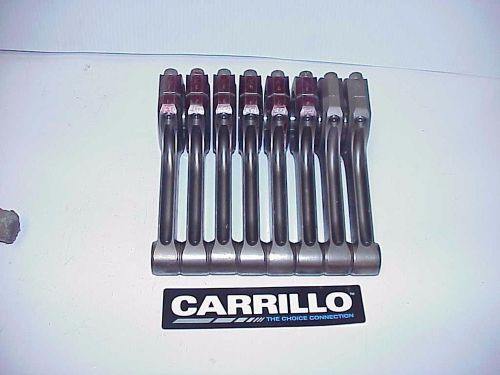 8 carrillo 6.150&#034; h-beam rods 2.100&#034; journal 927 wrist pin