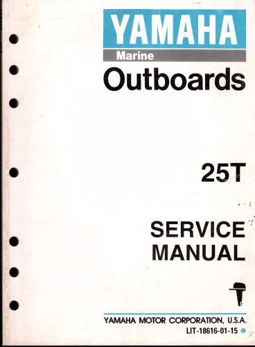 Yamaha outboard motor 25t service manual lit-18616-01-15  (256)