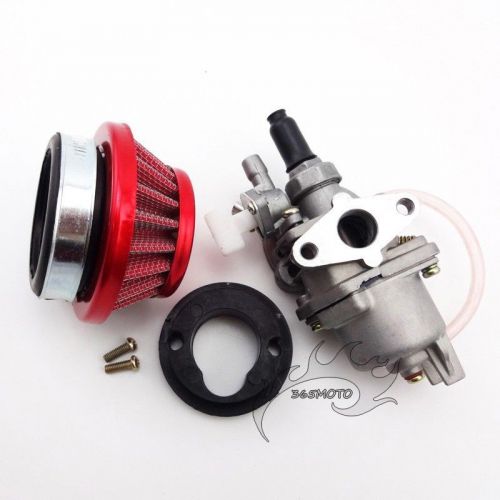 Carb carburetor air filter stack for 47cc 49cc mini moto pocket dirt bike atv