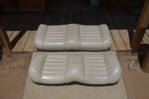 Club car precedent golf cart custom seat  set(ivory white)