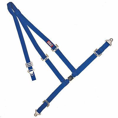 Rjs 2&#034; off-road harness, push buckle, floor mount, auto safety