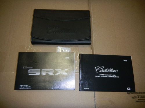 2015 cadillac srx owners manual set + free shipping