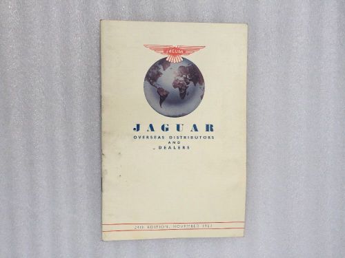 1963 1964 jaguar overseas distributors and dealers owners manual guide e-type