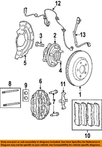 Jeep oem 5290733ab disc brake rotor-rotor